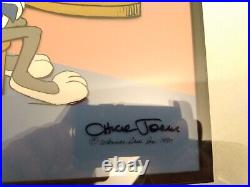 Bugs In The Mirror Original Cel Signed By Chuck Jones Framed And Mounted 498/750