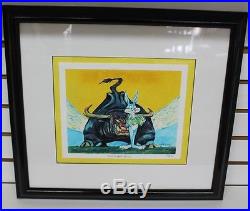 Bugs and Bull Warner Brothers Ltd Edition 2000 Signed by Chuck Jones 47/375