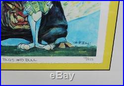 Bugs and Bull Warner Brothers Ltd Edition 2000 Signed by Chuck Jones 47/375