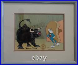 Bully For Bugs Signed Chuck Jomes 1984 Limited Edition Animation Cel