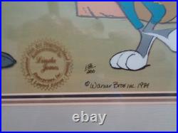 Bully For Bugs Signed Chuck Jomes 1984 Limited Edition Animation Cel