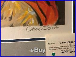 Bunny Prince Charles Giclee signed by Chuck Jones