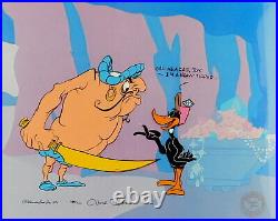 CALL ME A CAB Chuck Jones Signed Daffy Duck Ali Baba Cel Limited Edition Art