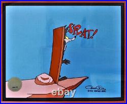 CHARIOTS OF FUR 1994 Two Original Production Cels BOTH Signed by Chuck Jones