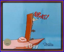 CHARIOTS OF FUR 1994 Two Original Production Cels BOTH Signed by Chuck Jones