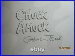 CHUCK AMUCK, Chuck Jones (signed 1989 HB 1st, fine withmajor studio exec's card)