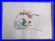 CHUCK JONES (15.7x 11.8) painting on old paper signed stamped