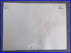 CHUCK JONES (15.7x 11.8) painting on old paper signed stamped
