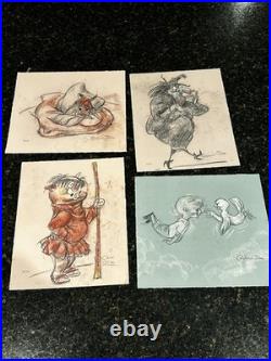 CHUCK JONES 20 Signed Character Portfolio Warner Bros Giclee Lt Ed of 120 Letter