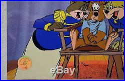 CHUCK JONES BEAR FOR PUNISHMENT ANIMATION CEL SIGNED #179/500 WithCOA
