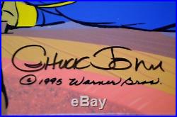 CHUCK JONES BEAR FOR PUNISHMENT ANIMATION CEL SIGNED #229/500 WithCOA