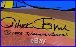 CHUCK JONES BEAR FOR PUNISHMENT ANIMATION CEL SIGNED #347/500 WithCOA