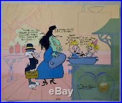 CHUCK JONES CEL BUGS AND WITCH HAZEL TRUANT OFFICER CEL SIGNED/#139/750 WithCOA