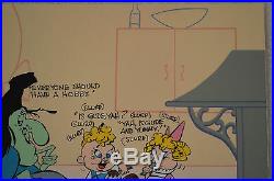 CHUCK JONES CEL BUGS AND WITCH HAZEL TRUANT OFFICER CEL SIGNED/#478/750 WithCOA