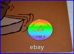 CHUCK JONES CEL SANTA ON TRIAL BUGS BUNNY SIGNED #19/500 WithCOA WOW #19/500