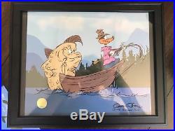CHUCK JONES FISH TALE ANIMATION CEL SIGNED/# WithCOA #57/500