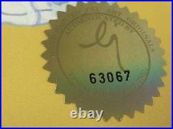 CHUCK JONES Hand Signed Animation Cel ROBIN HOOD Daffy Duck Porky Pig COA Bugs