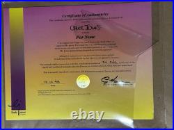CHUCK JONES LIMITED EDITION CEL PAR NONE GOLF SWING DAFFY GOLFER Signed