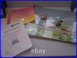 CHUCK JONES LtdEd 443/500 Hand Painted Signed'1.25 Quarter Staff' Animation Cel