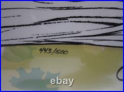 CHUCK JONES LtdEd 443/500 Hand Painted Signed'1.25 Quarter Staff' Animation Cel
