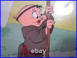 CHUCK JONES LtdEd 443/500 Hand Painted Signed'1.25 Quarter Staff' Animation Cel