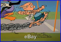 CHUCK JONES SAUSAGE FACTORY ANIMATION CEL SIGNED WithCOA #305/500