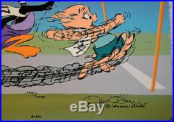 CHUCK JONES SAUSAGE FACTORY ANIMATION CEL SIGNED WithCOA #461/500