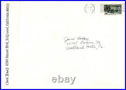 CHUCK JONES SIGNED Bugs Daffy Looney Tunes Holiday Card Print 1976 Foray Owned