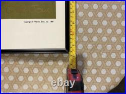 CHUCK JONES SIGNED THE WESTERN GROUP LITHO BUGS BUNNY 1989 very Rare