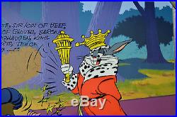 CHUCK JONES SIR LOIN OF BEEF ANIMATION CEL SIGNED/# WithCOA #334/500