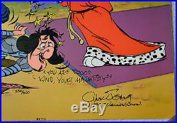 CHUCK JONES SIR LOIN OF BEEF ANIMATION CEL SIGNED/# WithCOA #334/500