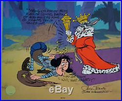 CHUCK JONES SIR LOIN OF BEEF ANIMATION CEL SIGNED/# WithCOA #335/500