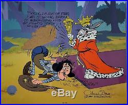 CHUCK JONES SIR LOIN OF BEEF ANIMATION CEL SIGNED/# WithCOA #46/500