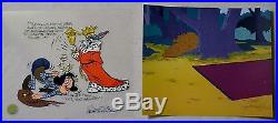 CHUCK JONES SIR LOIN OF BEEF ANIMATION CEL SIGNED/# WithCOA #490/500