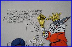 CHUCK JONES SIR LOIN OF BEEF ANIMATION CEL SIGNED/# WithCOA #490/500