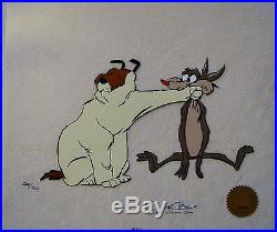 CHUCK JONES SUSPENDED ANIMATION ANIMATED CEL SIGNED #524/750 WithCOA