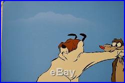 CHUCK JONES SUSPENDED ANIMATION ANIMATED CEL SIGNED #561/750 WithCOA