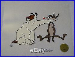 CHUCK JONES SUSPENDED ANIMATION ANIMATED CEL SIGNED #571/750 WithCOA