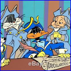 CHUCK JONES Signed Animation Cel Bugs Bunny Daffy Duck Porky PIG Yosemite sam