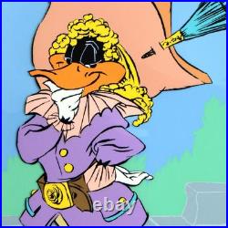 CHUCK JONES Signed Animation Cel Daffy Duck DAFFY CAVALIER COA CHUCK JONES Signed Animation Cel Daffy Duck DAFFY CAVALIER COA