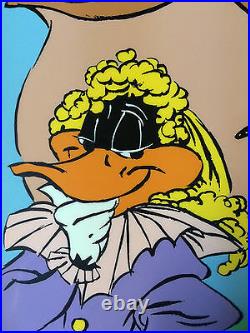 CHUCK JONES Signed Animation Cel Daffy Duck DAFFY CAVALIER COA