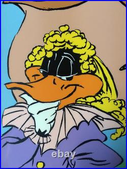 CHUCK JONES Signed Animation Cel Daffy Duck DAFFY CAVALIER COA