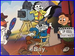 CHUCK JONES Signed Animation Cel MARK OF ZERO Bugs Bunny Daffy Duck Elmer Fudd