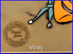 CHUCK JONES Signed Dr. Daffy Examines Bugs Limited Edition Cel