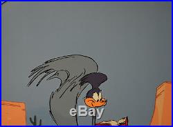 CHUCK JONES THE NEUROTIC COYOTE ANIMATION CEL SIGNED/# WithCOA #305/500 DTD 1994