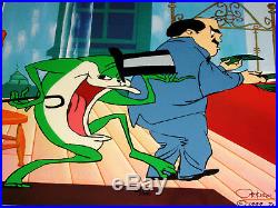 CHUCK JONES'WILD ABOUT HARRY Michigan J. Frog CEL Signed withCOA RARE 104/350