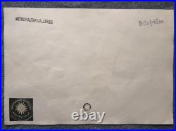 CHUCK JONES drawing and painting on old paper signed stamped vintage