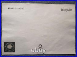 CHUCK JONES drawing and painting on old paper signed stamped vintage