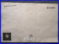 CHUCK JONES drawing and painting on old paper signed stamped vintage