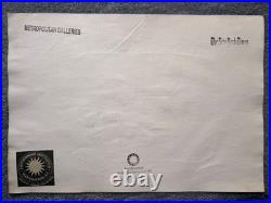 CHUCK JONES drawing and painting on old paper signed stamped vintage